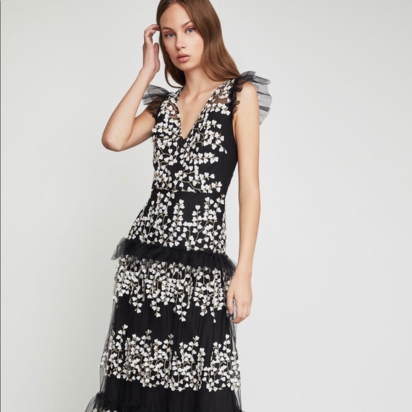 sequin sleeve jumper dress